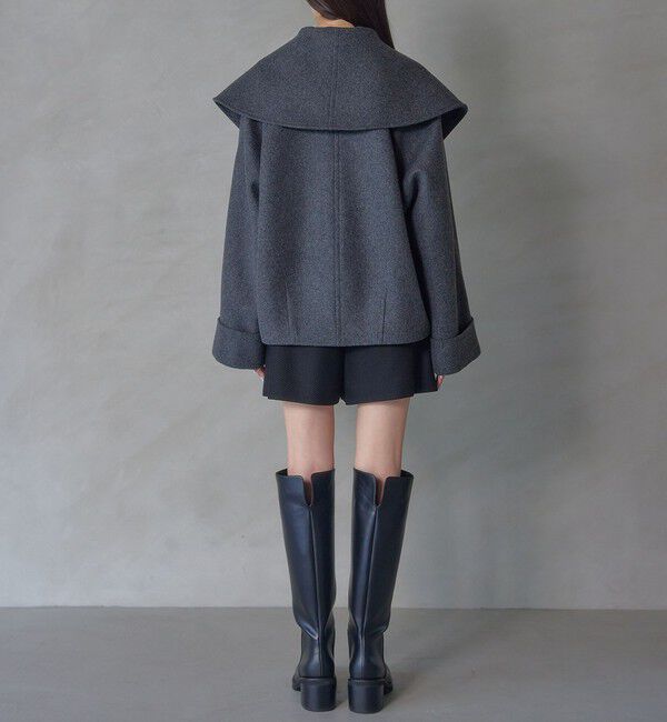 EMMEL REFINES「＜EMMEL REFINES＞EM ビッグカラー ショートコート」|その他|