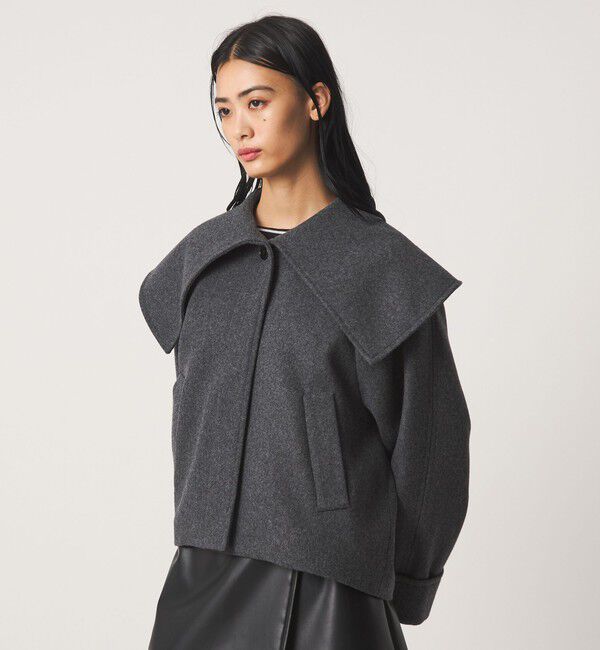 EMMEL REFINES「＜EMMEL REFINES＞EM ビッグカラー ショートコート」|その他|