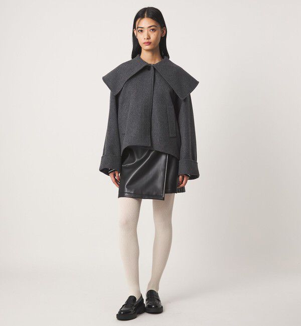 EMMEL REFINES「＜EMMEL REFINES＞EM ビッグカラー ショートコート」|その他|