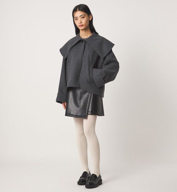 EMMEL REFINES「＜EMMEL REFINES＞EM ビッグカラー ショートコート」|その他|