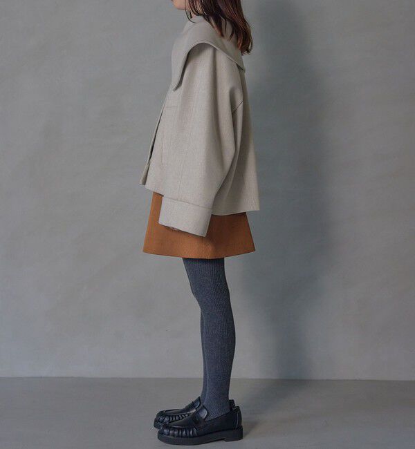 EMMEL REFINES「＜EMMEL REFINES＞EM ビッグカラー ショートコート」|その他|