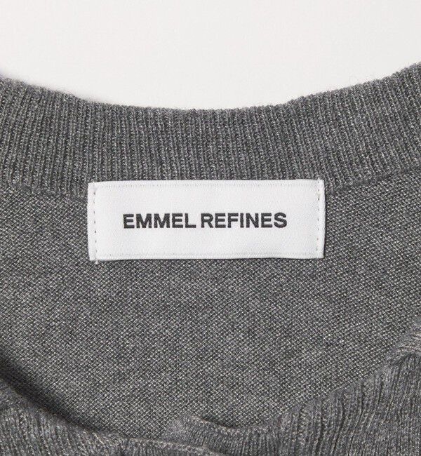 EMMEL REFINES「＜EMMEL REFINES＞EM ケープフリル フロントボタン プルオーバー/ カーディガン」|ニット・セーター|