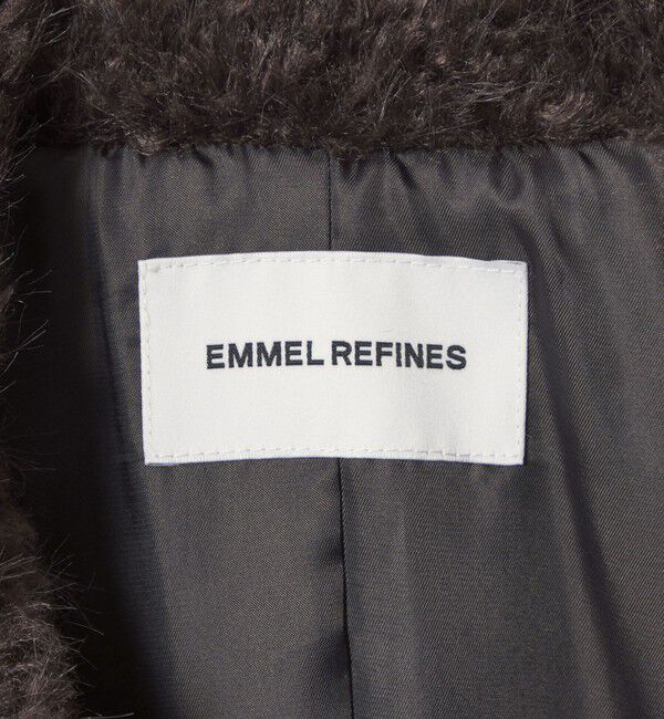 EMMEL REFINES「＜EMMEL REFINES＞EM モコモコ フェイクファー ショートベスト」|テーラードジャケット|