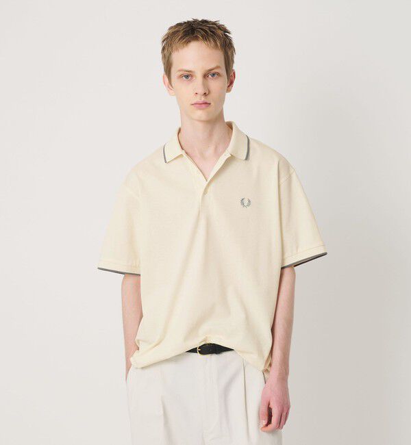 BEAUTY&YOUTH UNITED ARROWS「【別注】＜FRED PERRY＞ツインティップ ポロシャツ」|ポロシャツ|OFF WHITE