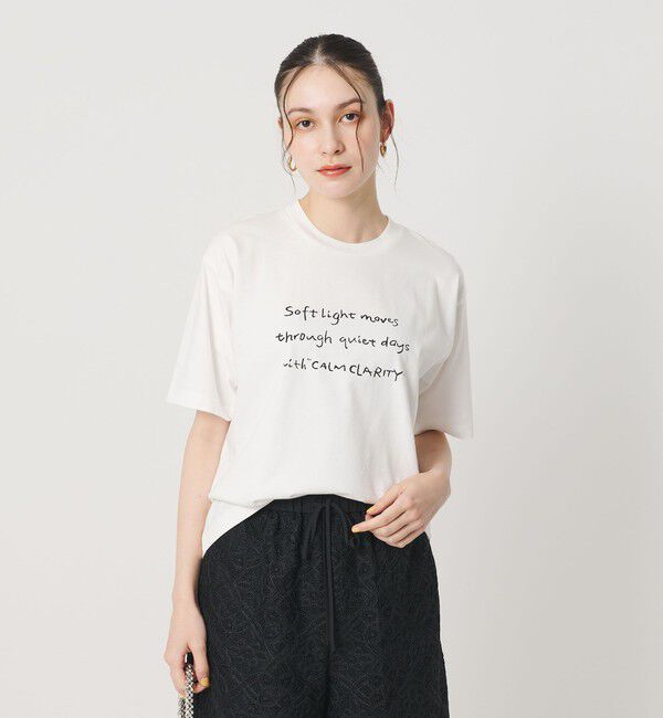 BEAUTY&YOUTH UNITED ARROWS「【WEB限定】ロゴプリント Tシャツ」|Tシャツ・カットソー|