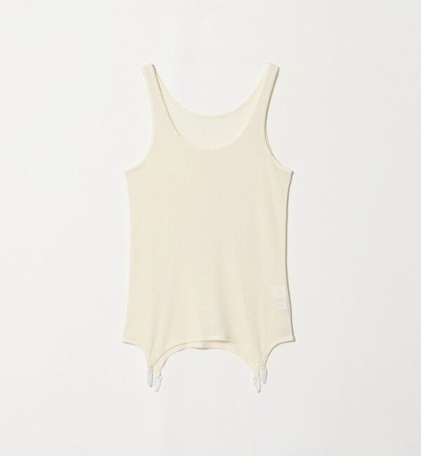 ATTISESSION「＜ATTISESSION＞フライス ガーター タンクトップ」|Tシャツ・カットソー|