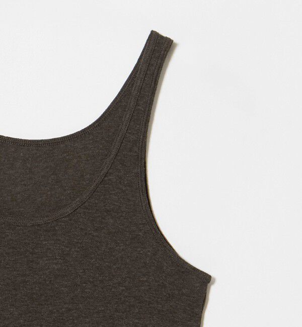 ATTISESSION「＜ATTISESSION＞フライス ガーター タンクトップ」|Tシャツ・カットソー|