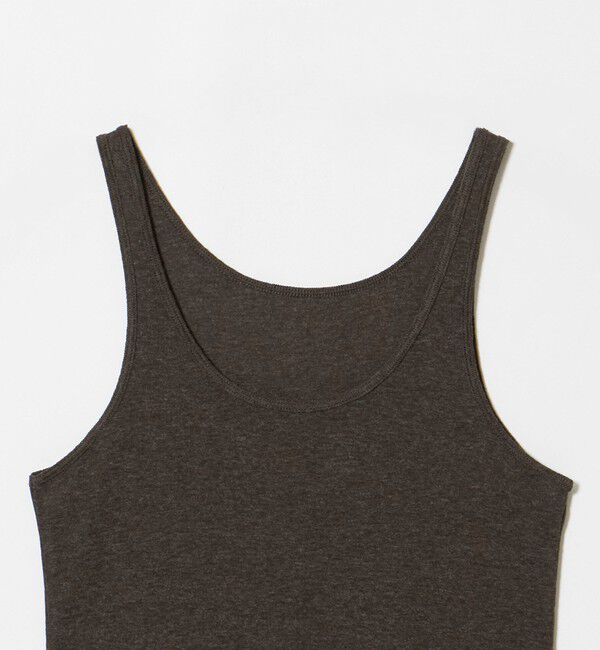 ATTISESSION「＜ATTISESSION＞フライス ガーター タンクトップ」|Tシャツ・カットソー|