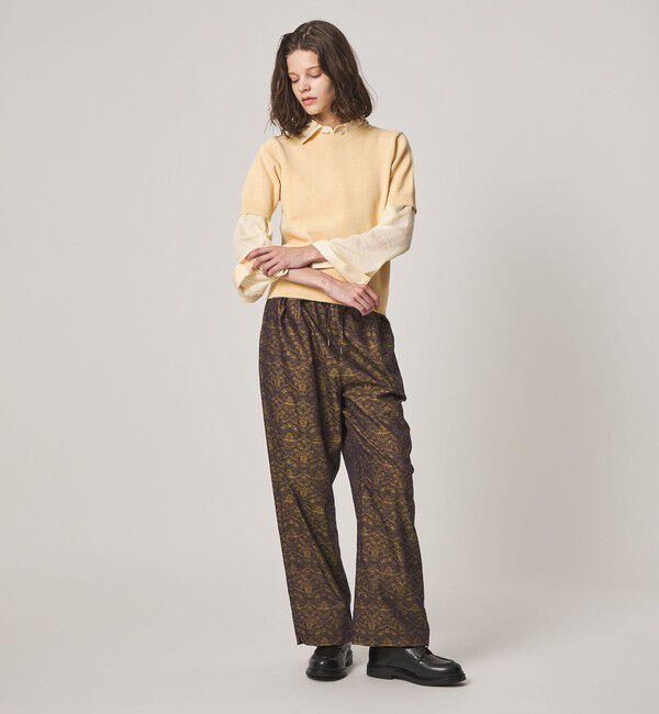 STEVEN ALAN「＜Steven Alan＞ハーフスリーブ ニット プルオーバー」|ニット・セーター|