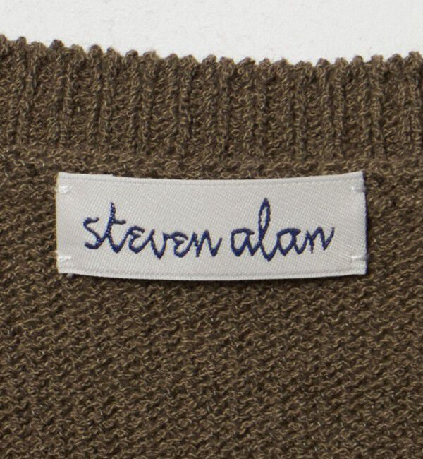 STEVEN ALAN「＜Steven Alan＞ハーフスリーブ ニット プルオーバー」|ニット・セーター|