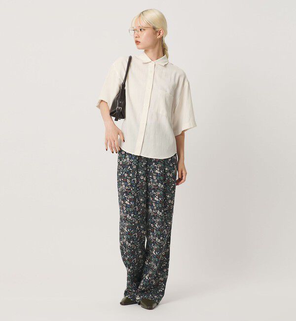 BEAUTY&YOUTH UNITED ARROWS「シアー バックタック ショートスリーブ シャツ 接触冷感」|シャツ・ブラウス|