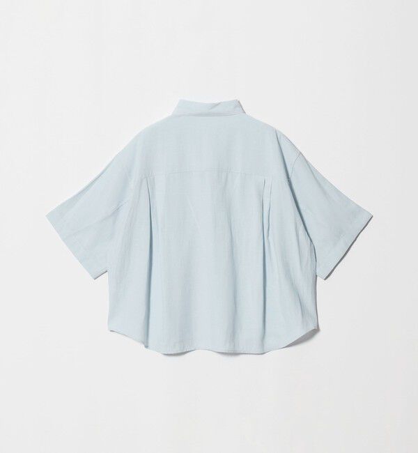 BEAUTY&YOUTH UNITED ARROWS「シアー バックタック ショートスリーブ シャツ 接触冷感」|シャツ・ブラウス|