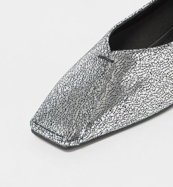 BEAUTY&YOUTH UNITED ARROWS「Vカット メタリックカラー フラットシューズ」|ローファー|