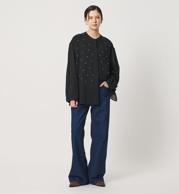 BEAUTY&YOUTH UNITED ARROWS「コットンブレンド デニムフレアパンツ」|デニム|
