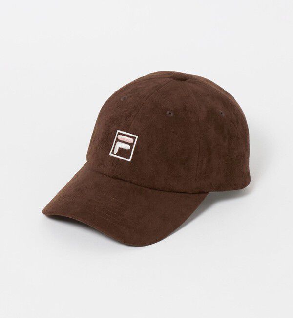 BEAUTY&YOUTH UNITED ARROWS「【別注】＜FILA＞スエードライク ロゴ キャップ」|キャップ・キャスケット|
