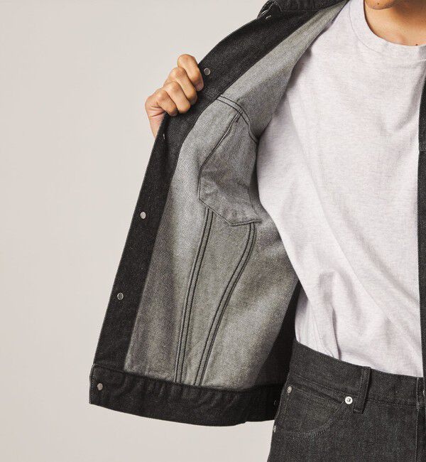 STEVEN ALAN「＜Steven Alan＞ 13.5oz デニム トラッカー ジャケット」|ブルゾン・スタジャン|