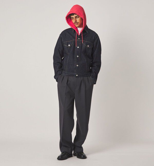 STEVEN ALAN「＜Steven Alan＞ 13.5oz デニム トラッカー ジャケット」|ブルゾン・スタジャン|