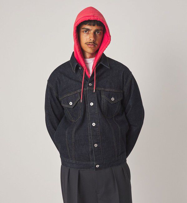 STEVEN ALAN「＜Steven Alan＞ 13.5oz デニム トラッカー ジャケット」|ブルゾン・スタジャン|