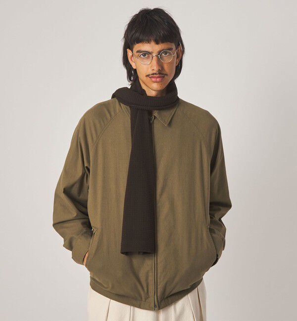 STEVEN ALAN「＜Steven Alan＞ ブラッシュド コットンポプリン ジャケット」|ブルゾン・スタジャン|