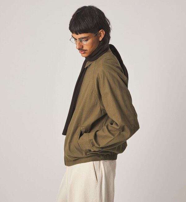 STEVEN ALAN「＜Steven Alan＞ ブラッシュド コットンポプリン ジャケット」|ブルゾン・スタジャン|