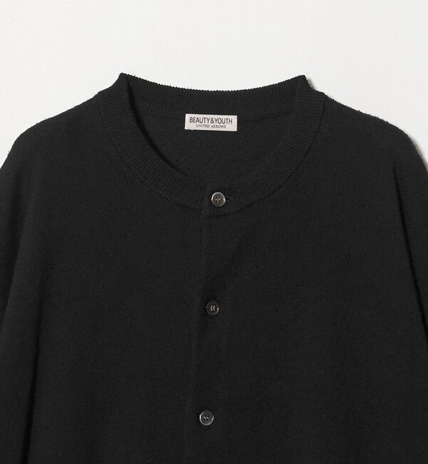 BEAUTY&YOUTH UNITED ARROWS「フェザーヤーン クルーネック カーディガン ウォッシャブル」|カーディガン|