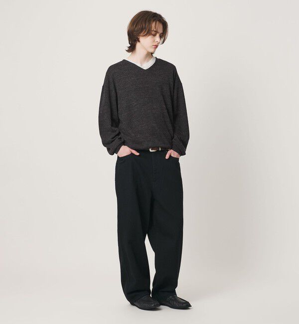 BEAUTY&YOUTH UNITED ARROWS「アルパカ ミックス Vネック ニット」|ニット・セーター|