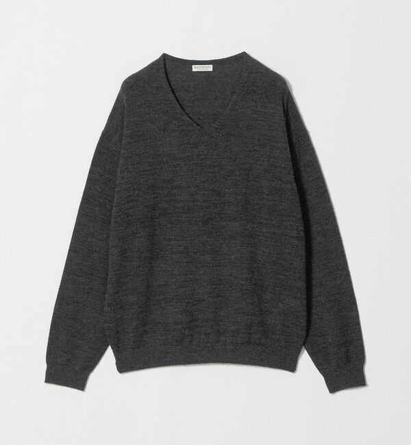 BEAUTY&YOUTH UNITED ARROWS「アルパカ ミックス Vネック ニット」|ニット・セーター|