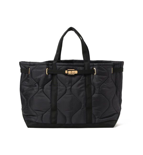 Demi-Luxe BEAMS 「sita parantica / クロア付き ナイロン キルト トートバッグ L」|トートバッグ|