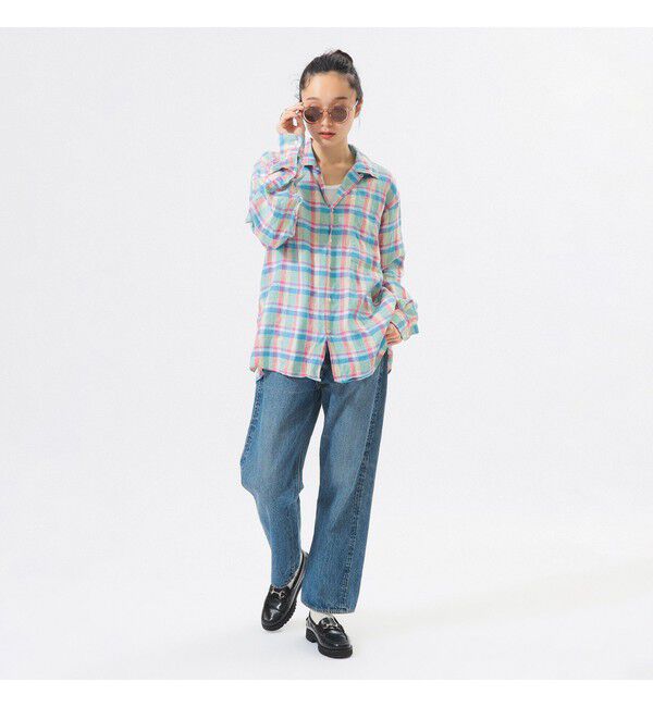 BEAMSBOY「【別注】INDIVIDUALIZED SHIRTS / オープン カラー シャツ＜イージーケア＞」|シャツ・ブラウス|