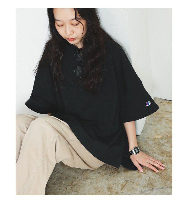 Ray BEAMS 「【別注】Champion / ショート スリーブ Tシャツ」|Tシャツ・カットソー|