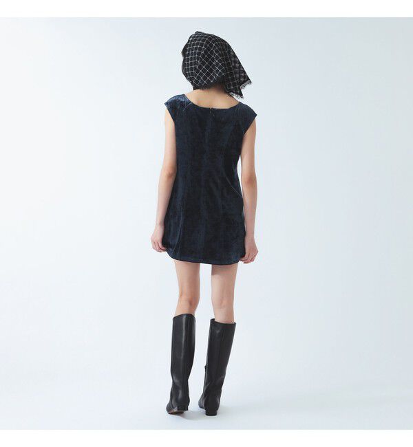 Ray BEAMS 「クラシック ベロア ミニ ワンピース」|ワンピース|