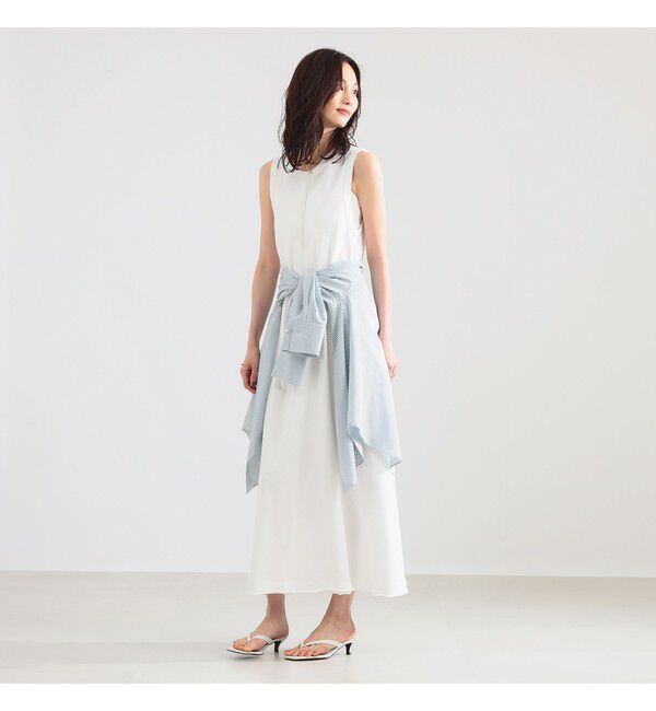 Demi-Luxe BEAMS 「ピグメント ダイ ワンピース」|ワンピース|
