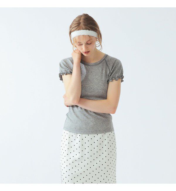Ray BEAMS 「ラグラン パフ スリーブ Tシャツ」|Tシャツ・カットソー|GREY