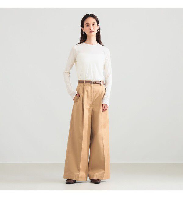 Demi-Luxe BEAMS 「コットン ハイツイスト シアー Tシャツ 26AW」|Tシャツ・カットソー|