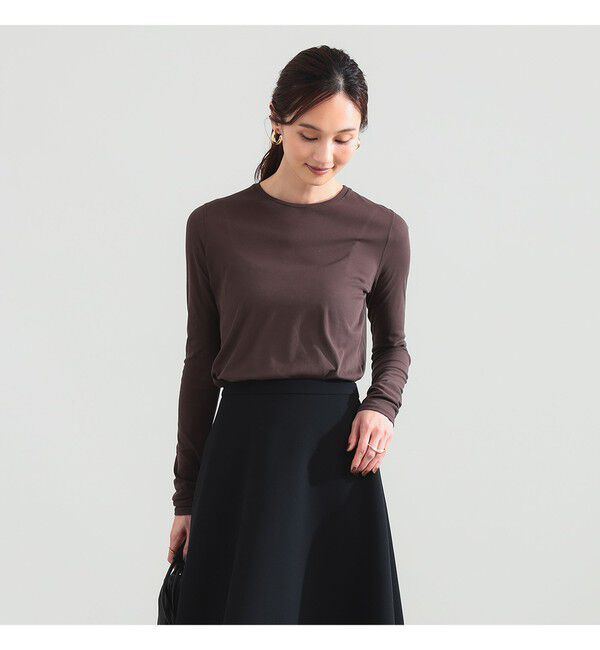 Demi-Luxe BEAMS 「コットン ハイツイスト シアー Tシャツ 26AW」|Tシャツ・カットソー|
