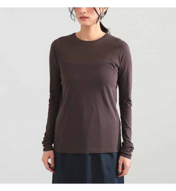 Demi-Luxe BEAMS 「コットン ハイツイスト シアー Tシャツ 26AW」|Tシャツ・カットソー|