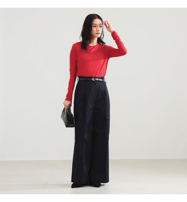 Demi-Luxe BEAMS 「コットン ハイツイスト シアー Tシャツ 26AW」|Tシャツ・カットソー|