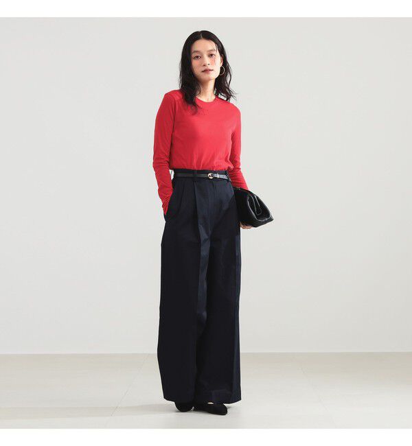Demi-Luxe BEAMS 「コットン ハイツイスト シアー Tシャツ 26AW」|Tシャツ・カットソー|