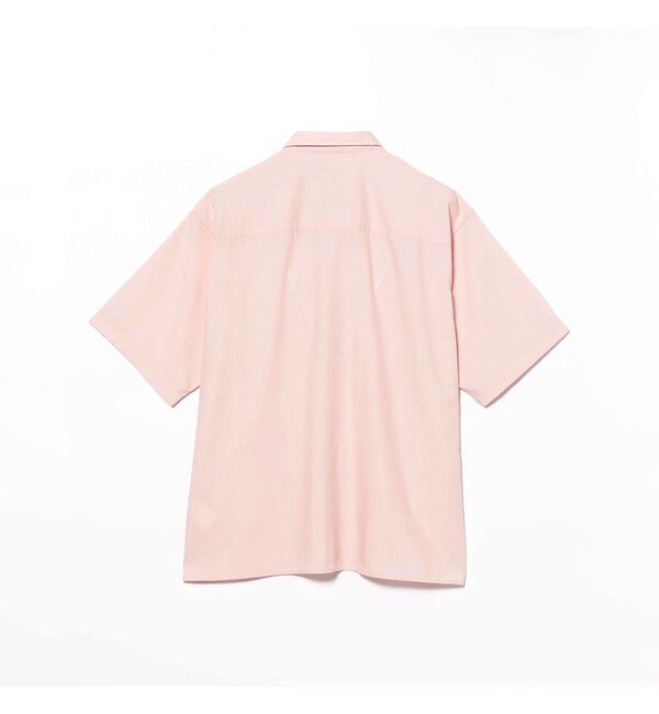 BEAMS「ソリッド TR ハーフスリーブ シャツ」|シャツ・ブラウス|