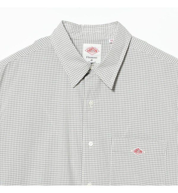 BEAMS「【別注】DANTON / ショートスリーブ チェック シャツ」|シャツ・ブラウス|