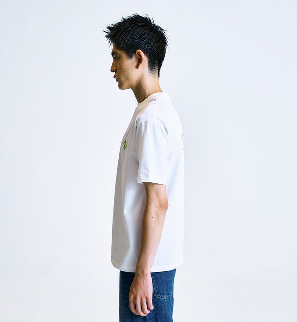 SHIPS「City Ambient Products: スタンダード ロゴ プリント Tシャツ」|Tシャツ・カットソー|