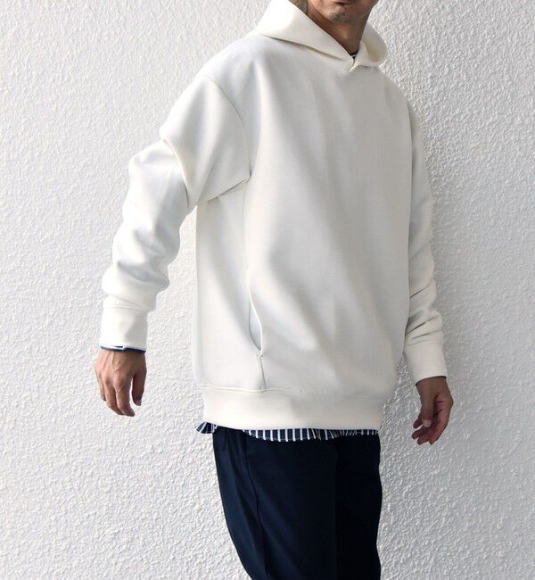 SHIPS any「SHIPS any: カラー ダンボール スナップ プルオーバー パーカー 26AW◆」|パーカー|
