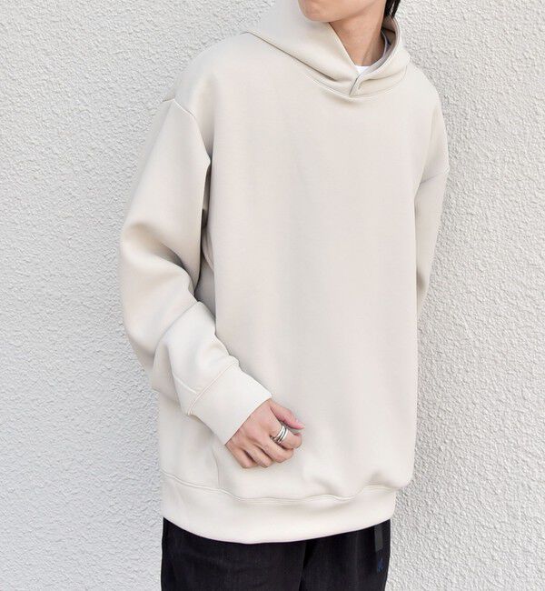 SHIPS any「SHIPS any: カラー ダンボール スナップ プルオーバー パーカー 26AW◆」|パーカー|ナチュラル