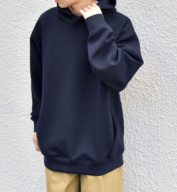SHIPS any「SHIPS any: カラー ダンボール スナップ プルオーバー パーカー 26AW◆」|パーカー|