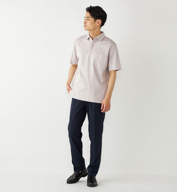 SHIPS Colors 「SHIPS Colors:〈接触冷感・抗菌防臭〉シルケット スムース ポロシャツ」|ポロシャツ|