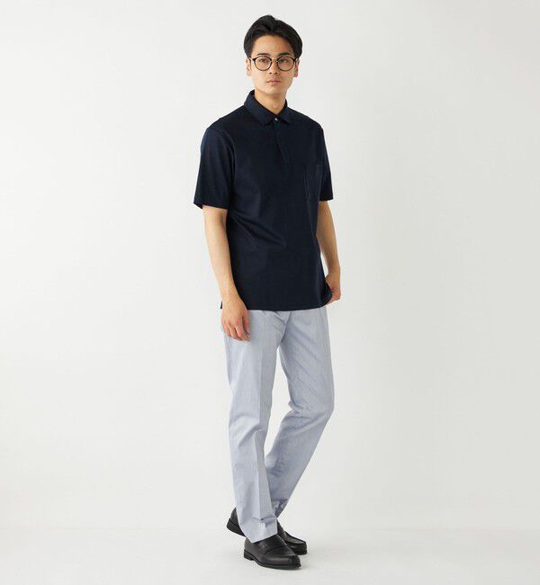 SHIPS Colors 「SHIPS Colors:〈接触冷感・抗菌防臭〉シルケット スムース ポロシャツ」|ポロシャツ|
