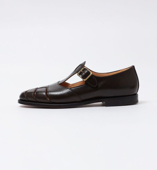 SHIPS「【SHIPS別注】CROCKETT&JONES: CORDOVAN RUSSIA/HATCH グルカサンダル」|サンダル|