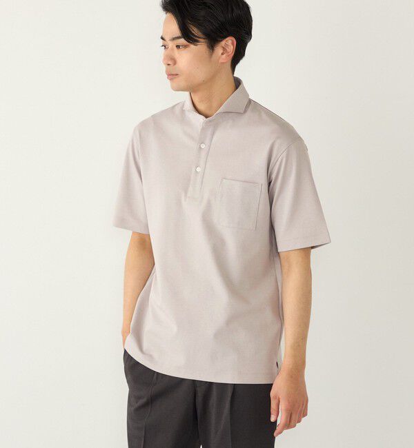 SHIPS Colors 「SHIPS Colors:〈吸水速乾・接触冷感・遮熱〉AVANT(R) 3D ポンチ ポロシャツ◇」|ポロシャツ|