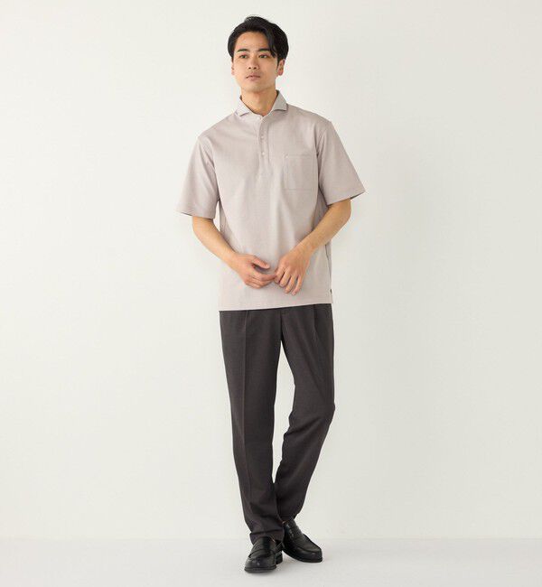 SHIPS Colors 「SHIPS Colors:〈吸水速乾・接触冷感・遮熱〉AVANT(R) 3D ポンチ ポロシャツ◇」|ポロシャツ|