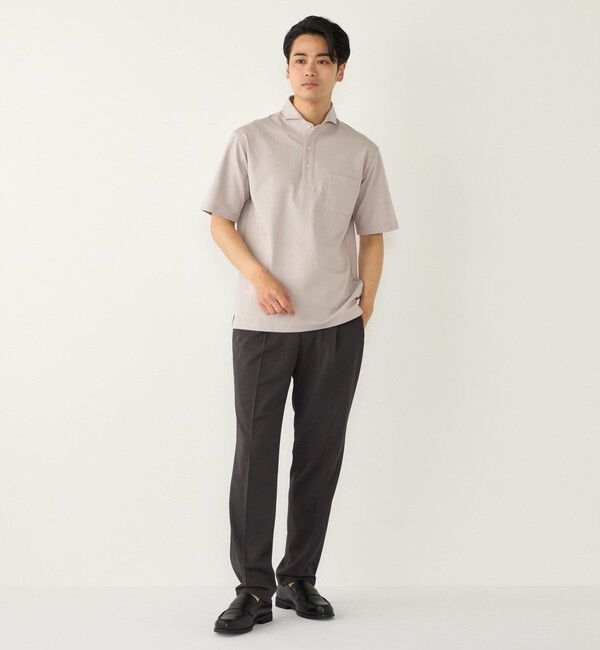 SHIPS Colors 「SHIPS Colors:〈吸水速乾・接触冷感・遮熱〉AVANT(R) 3D ポンチ ポロシャツ◇」|ポロシャツ|
